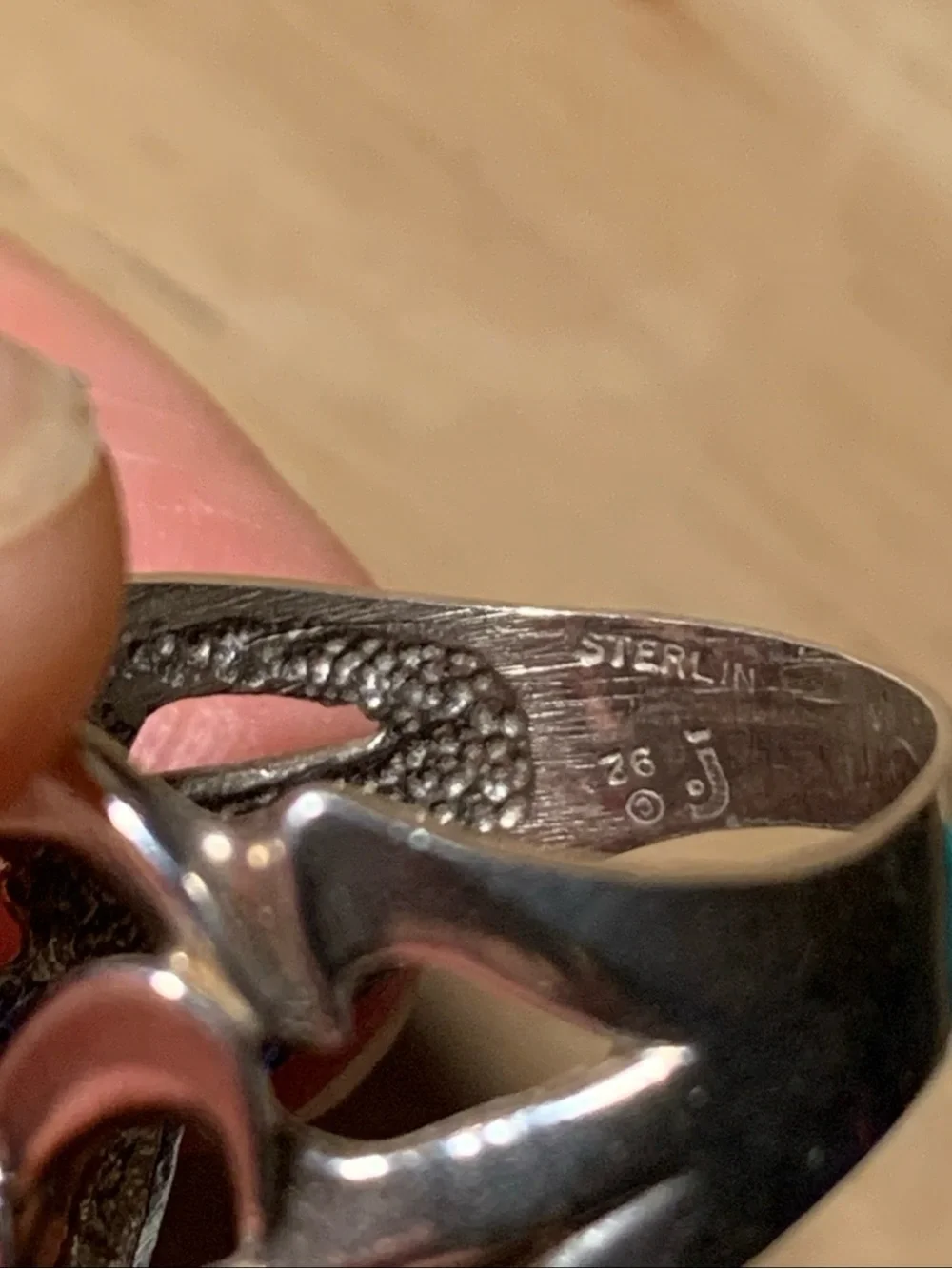 Unique Whale & Dolphin Ring- Sterling 925, Carol Felley, Sz 10, Open Work Lg